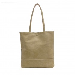 Amia 2-in-1 Reversible Tote - Avocado Green / Desert Sand 